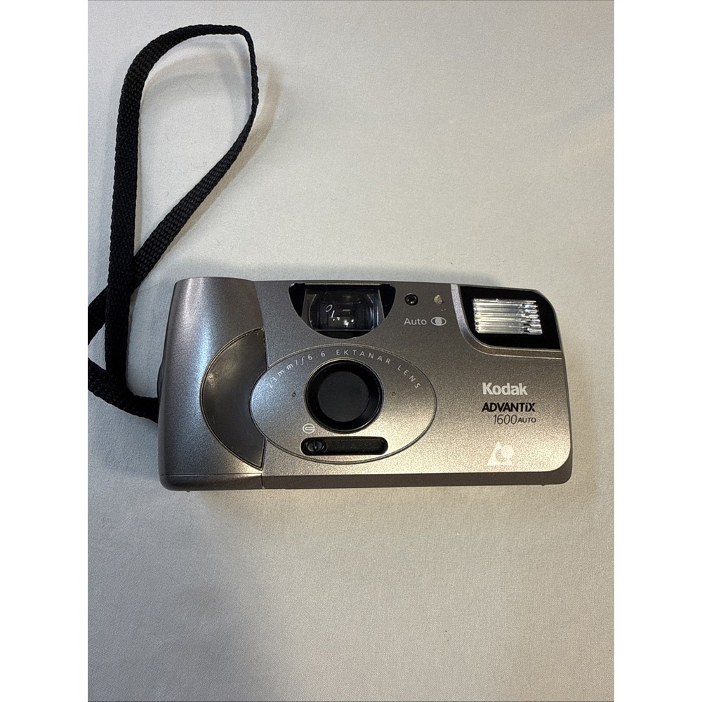 Kodak Advantix 1600 Auto APS Point & Shoot Film Camera - Tested Works + Strap